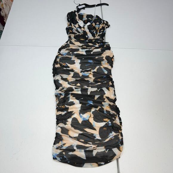AFRM Belmont Ruched Bodycon Dress Large - Picture 3 of 6